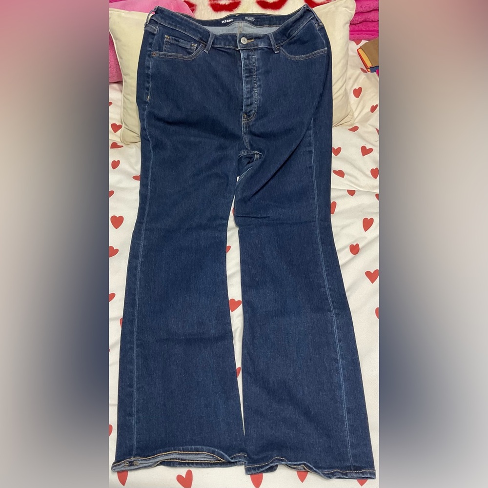 Old Navy Dark Blue Flare Jeans